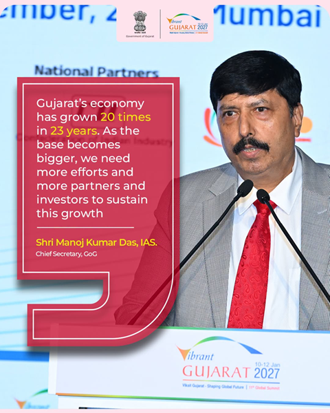 Chief Secretary highlights Gujarat’s remarkable economic growth